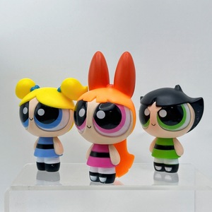 Powerpuff Girls Statuetta in PVC dei Cartoni Animati Blossom Bubbles Buttercup Classico Anime per Macchina Artiglio Giocattolo Modello Bambola Ornamento - Product Image 1