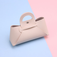 Nouveau design de sac à main étui à lunettes en cuir PU sac à lunettes portable boîte à lunettes soleil housse de protection pour lunettes de soleil