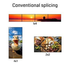 Processeur de mur vidéo de raccordement 4K économique 2x2 1x3 1x4 1x2 2x1 3x1 4x1 avec 4 sorties <span class=keywords><strong>HDMI</strong></span> - Fonction de défilement et de superposition à 10 fenêtres - Product Image 5