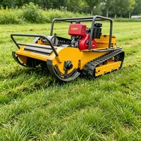 Tondeuse à gazon télécommandée certifiée CE, largeur de coupe 800 mm/1000 mm, moteur diesel