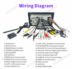 13 inch Xe Android tự động đứng đầu đơn vị với GPS <span class=keywords><strong>navigation</strong></span> DSP Carplay/Android Auto <span class=keywords><strong>Bluetooth</strong></span> 5.0 4 gam LTE cho <span class=keywords><strong>Audi</strong></span> và GMC - Product Image 5