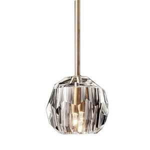 Moderna Sala Da Pranzo Contemporanea Soggiorno Dorato di Cristallo Sfera Di Vetro Lampadario - Product Image 2