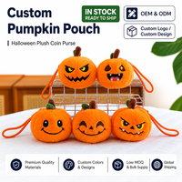 Porte-clés en peluche citrouille personnalisé, cadeau d'Halloween, direct usine, pendentif visage amusant sur mesure, commande en gros, réponse rapide aux échantillons