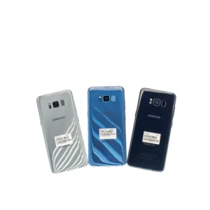 Kullanılan yenilenmiş cep telefonu kablosuz şarj smartphone NFC destekler S8 5.8 inç S8 64GB siyah altın gümüş mavi