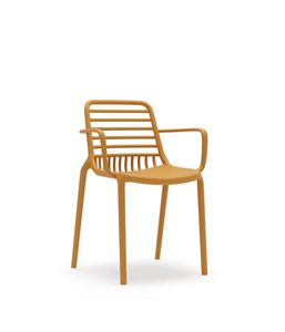 كرسي طعام بسيط عصري ملون رخيص قابل للتكديس بتصميم إيطالي كرسي داخلي وخارجي - Product Image 5