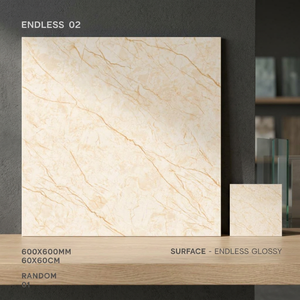 กระเบื้องปูพื้นพอร์ซเลนลายหินอ่อนออนิกซ์ ขนาด 60x60 ซม. ผิวมันเงา สำหรับปูพื้นห้องนอน - Product Image 1
