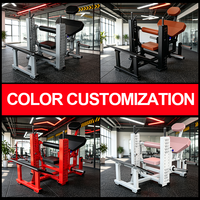 Equipo de Gimnasio Comercial de Alta Calidad para Entrenamiento de Fuerza y Culturismo, Máquina de Empuje de Cadera para Glúteos, Entrenamiento de Puente de Cadera
