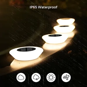 Luz Solar LED para Terraza, 12 LED, IP65, con Batería <span class=keywords><strong>de</strong></span> Iones <span class=keywords><strong>de</strong></span> Litio, Resistente al Agua, Sensor <span class=keywords><strong>de</strong></span> Luz Nocturna Automático, para Caminos - Product Image 2