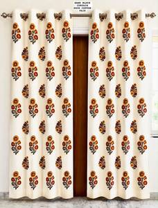 Premium Quality Hand Block Printed Duck Cotton Curtains for Bedroom Living Room Window Decoration Available At Wholesale Price - Product Image 4