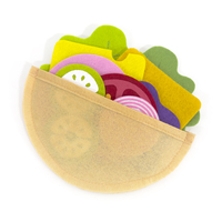 Jouet en feutre pour enfants, 28 pièces, jouet doux, cuisine, hamburger sandwich