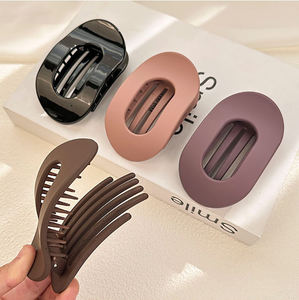 Fermagli per Capelli in Plastica Ecologici OEM, Opachi o Lucidi, Rotondi, Eleganti e Raffinati, Tipo Pinza a Squalo - Product Image 2