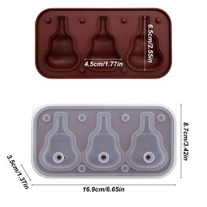 Offre Spéciale : Moule à glaçons 3D en silicone en forme de bouteille de whisky pour bar, maison, cocktails DIY, forme XO, facile à démouler - Product Image 2