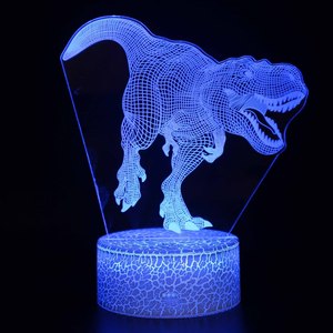 Lampade LED Wireless, Luci da Tavolo Touch, Illuminazione per Stanze, Luci Notturne 3D, Lampade LED in Acrilico, Comodini Decorativi Personalizzabili - Product Image 1