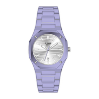 Montre Homme Luxe Mode Étanche Quartz Logo Personnalisé Boîtier Acier Inoxydable Bracelet Polycarbonate Affaires Résistance Eau 3BAR