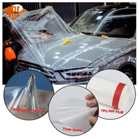 12 mil Film de protection de peinture transparent automatique Nano revêtement Film de protection transparent de voiture anti-rayures TPU PPF