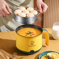 Petit appareil électroménager multifonctionnel de haute qualité, casserole électrique 1,8 L, poêle antiadhésive