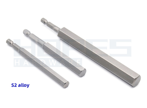 Tua Vít Allen Hợp Kim S2 H1.5 2 2.5 3 4 5 6 7 8 10 12 14Mm Mũi Lục Giác Có Chiều Dài 50-300Mm 1/4 Inch Chuôi Nhả Nhanh - Product Image 3