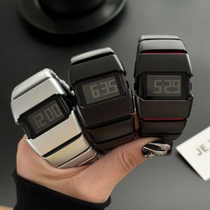 <span class=keywords><strong>Reloj</strong></span> Multifuncional Retro <span class=keywords><strong>Futurista</strong></span> para Hombre, <span class=keywords><strong>Reloj</strong></span> Digital de Silicona con Pantalla, Alarma, Fecha, Electrónico, Gran Venta - Product Image 1