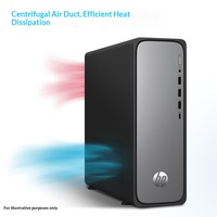 Direct From Manufacturer: HPs Star Desk Slim High-Performance Desktop PC 14th Gen I3-14100, 8GB DDR5, 512GB SSD