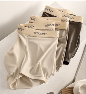 Boxer estivi da uomo con raffreddamento sottile comodi bauli morbidi biancheria intima senza cuciture Boxer da uomo in seta di ghiaccio - Product Image 3