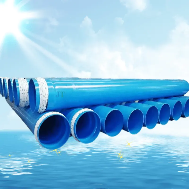 Blue thin wall pvc pipe for water sdr11 pvc pipe 110 mm