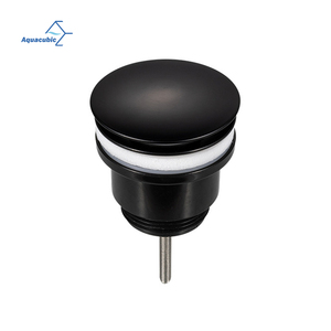 Đen pop-up lưu vực cống với tràn; thư bị trả lại lọc chất thải - Product Image 1