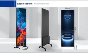 Schermo LED P2 Pieghevole da Pavimento 4K/8K HDR10+ per Pubblicità Interna, Garanzia 5 Anni, Luminosità 1000cd, <span class=keywords><strong>Adobe</strong></span> RGB - Product Image 4
