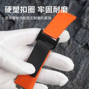 Correa de Reloj de Fluororubber Premium con Liberación Rápida y Velcro para Modelos <span class=keywords><strong>Hublot</strong></span> Big Bang 441/415/411, Correa de Repuesto Impermeable para <span class=keywords><strong>Hublot</strong></span> - Product Image 5