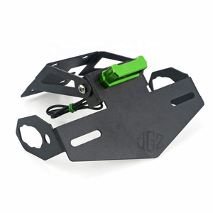 Support arrière de plaque d'immatriculation de moto avec support de montage de lumière LED pour <span class=keywords><strong>KAWASAKI</strong></span> <span class=keywords><strong>Z650</strong></span> <span class=keywords><strong>NINJA</strong></span> 650 accessoires - Product Image 4