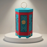 Boîte-cadeau de luxe chinoise de la mi-automne avec logo personnalisé emballage de gâteau de lune en papier pliable