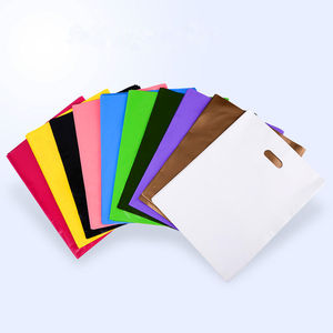 Personalized Plastic Shopping Bag with Your Logo Available in Vibrant Colors Promotional Carry with Printing Thank You Gift Bag