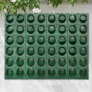 Cây Trồng Tường Tròn Hộp Cây Treo Nhựa Điều Chế Đa Năng Dọc Vườn Ngoài Trời - Product Image 3