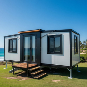 Maison de conteneur pliable de villa de cadre en acier intérieur personnalisable de preuve de corrosion d'approvisionnement direct d'usine pour des locations de <span class=keywords><strong>luxe</strong></span> - Product Image 2