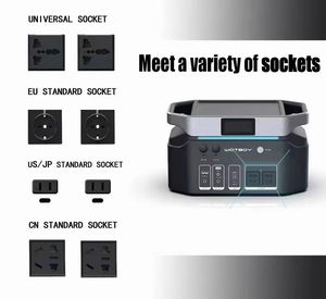 Station d'alimentation portable solaire WOTBOY 1000W 2000W à onde sinusoïdale pure avec panneau solaire pour voiture, batterie LiFePO4 pour usage domestique et en Australie - Product Image 4