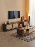 Meuble TV en bois, meuble de sol, salon, table basse, combo TV, rangement intégré, meuble minimaliste, mobilier de maison