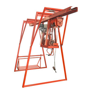 Katrol pengangkat bangunan portabel dengan mesin derek bensin - Product Image 5