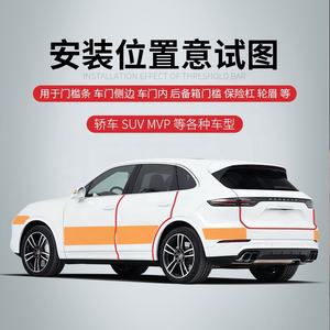 Pegatinas para carrocería <span class=keywords><strong>de</strong></span> coche <span class=keywords><strong>de</strong></span> <span class=keywords><strong>fibra</strong></span> <span class=keywords><strong>de</strong></span> <span class=keywords><strong>carbono</strong></span> antiarañazos Nano - Product Image 5