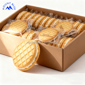 Премиум, наполняющая кремом, вафельное текстурное печенье, индивидуальная упаковка, идеальная Подарочная коробка, Подарочная вечеринка, наполненная печеньем - Product Image 2