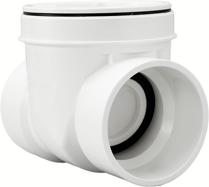 Vanne <span class=keywords><strong>anti</strong></span>-<span class=keywords><strong>retour</strong></span> d'égout en PVC de 4 pouces pour systèmes de drainage - Product Image 4