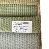 Tissu en velours côtelé 100 % polyester tricoté pour la décoration intérieure et la sellerie de canapé, vente en gros, offre spéciale