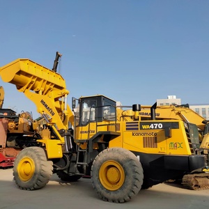 รถตักล้อยางโคมาสึมือสองจากญี่ปุ่น รุ่น WA 320 420-3 470-3 350 600 สำหรับงานก่อสร้าง อุปกรณ์วิศวกรรมเครื่องกล - Product Image 1