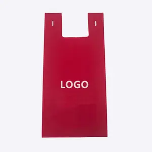Vest Bag Supermarket Shopping Non-woven Bag Spot Non-woven Portable Vest Bag Wholesale