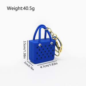 Mini porte-clés pendentif en caoutchouc, accessoires de sac de plage, cadeau d'été, fournisseur de porte-clés de plage personnalisés - Product Image 5