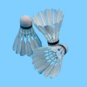 Kok <span class=keywords><strong>Badminton</strong></span>, kok <span class=keywords><strong>Badminton</strong></span> bulu angsa lurus tahan lama harga murah - Product Image 6