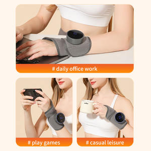 Portatile a 3 velocità regolabile in morbido poliestere/Nylon elettrico supporto da <span class=keywords><strong>polso</strong></span> massaggiatore riscaldamento vibrazioni massaggio funzioni Wireless - Product Image 5