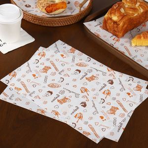 Customized Parchment <b>Paper</b> Disposable Grease Proof Baking <b>Wrapping</b> <b>Paper</b> Food Wrapper for Sandwich Bread Cake Pizza - Product Image 3