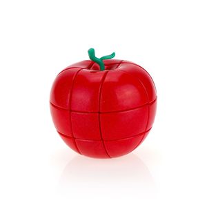 Cubo de Rubik con forma de manzana 3x3, juguete educativo para niños, juego de rompecabezas que estimula el cerebro, regalo unisex - Product Image 1