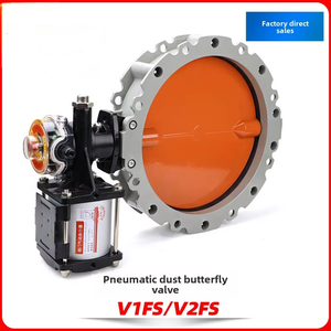 Válvula de Compuerta Neumática de Acero Inoxidable 304 con Brida Doble/Simple para Agua y Aceite, Puerto DN150, 1 Año de Garantía - Product Image 5