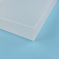 Sac de transport en plastique PP transparent avec logo personnalisé, poignée, étui pour documents en plastique