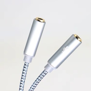 Kabel Adaptor Pembagi Audio Stereo Mic Headphone AUX Bentuk Y 3.5mm Berlapis Emas 1 Jantan ke 2 Betina - Product Image 5